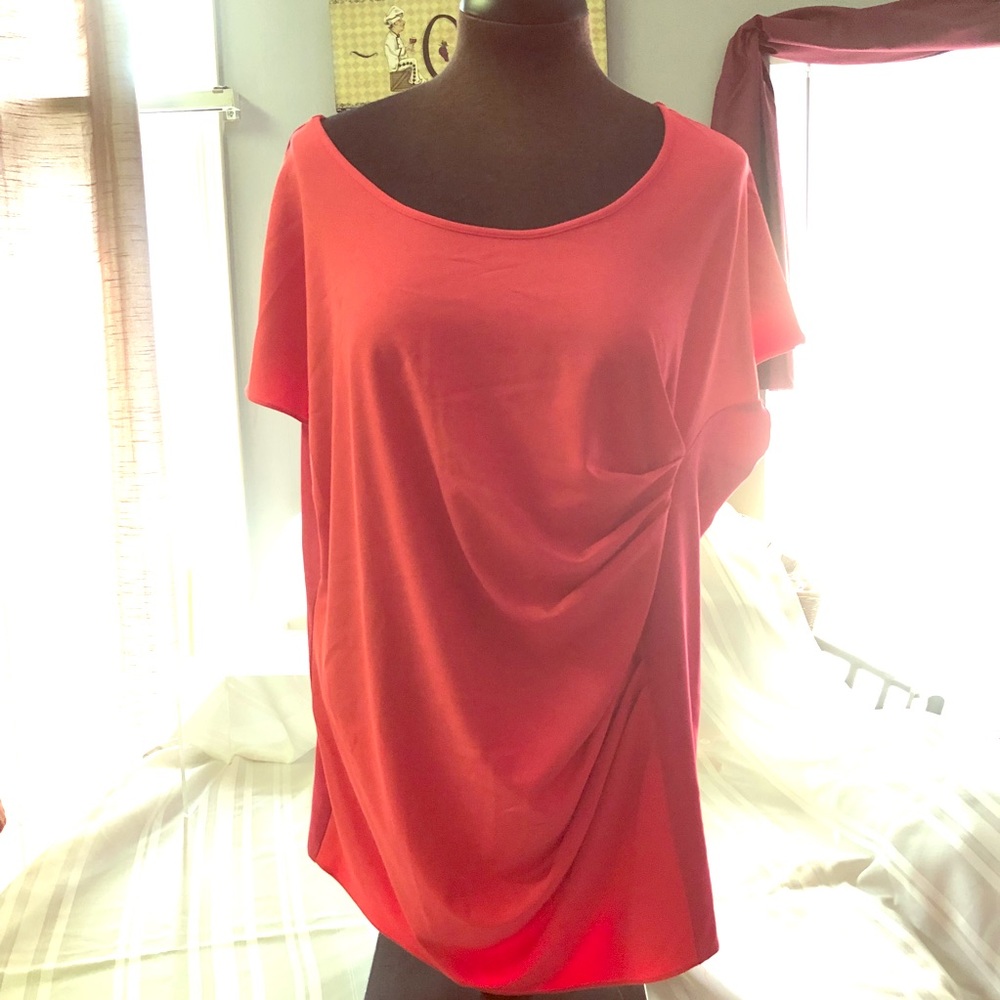 6th&Lane blouse in reddish orange blouse